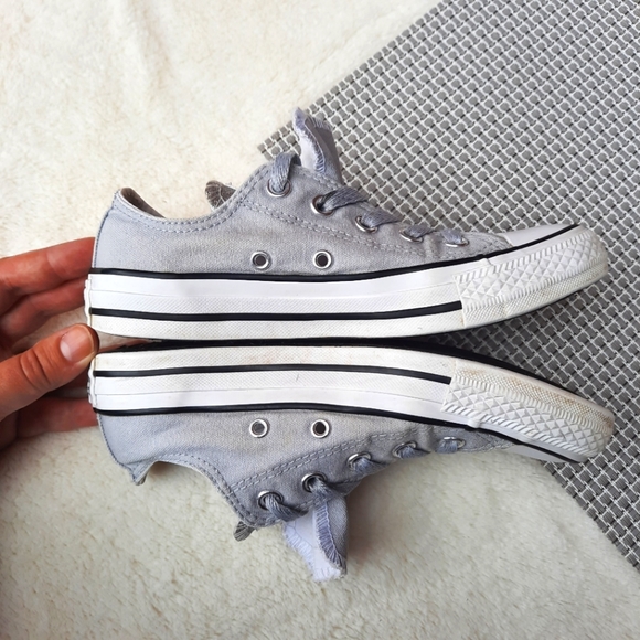 Converse Chuck Taylor All Star Low Top Sneaker Sparkle Double Tongue 5 - Picture 10 of 12